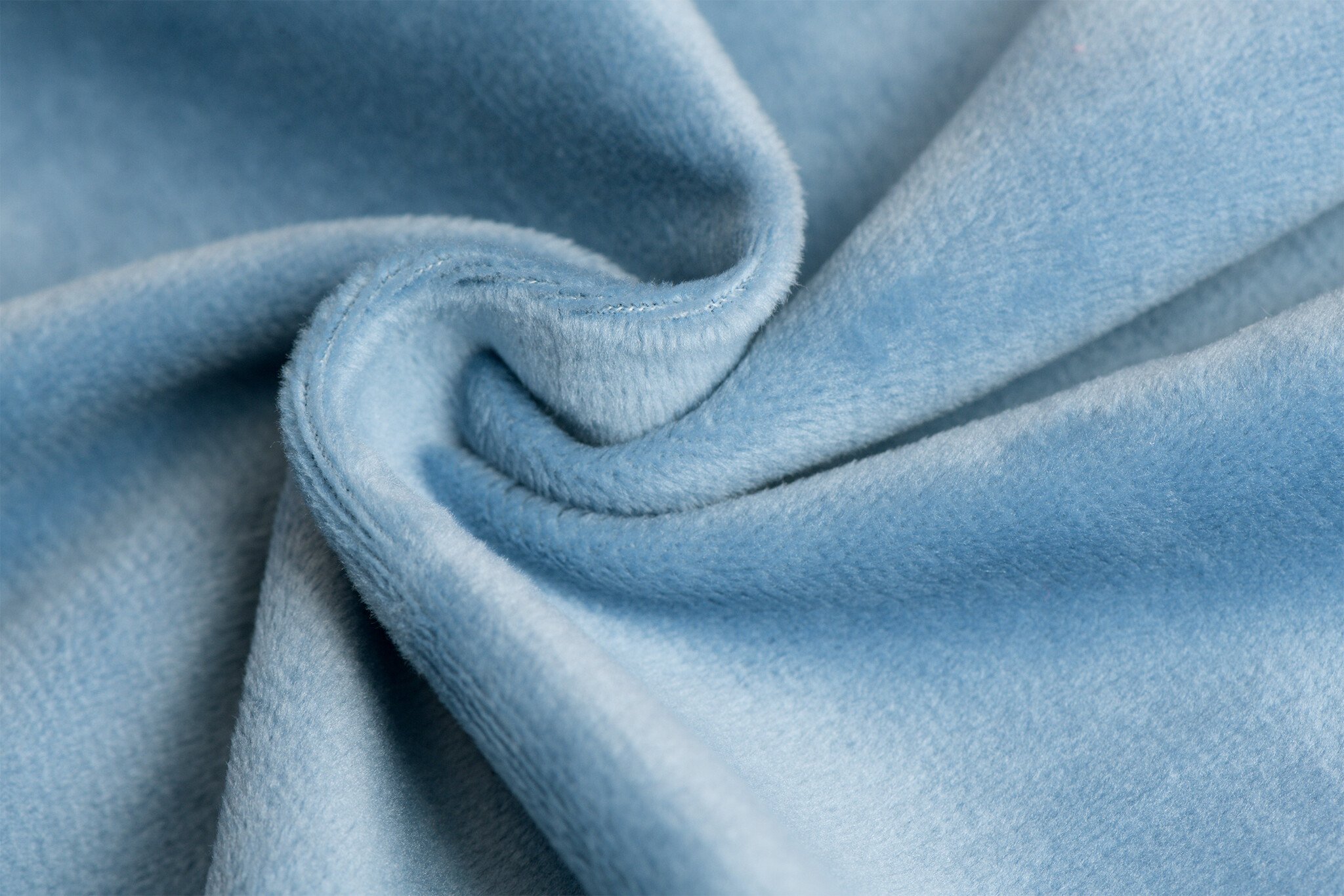 Minky Fleece Plain Oud Blauw