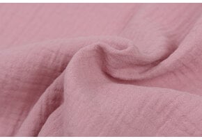 Baby Cotton – Mousseline Stof - Poederroze