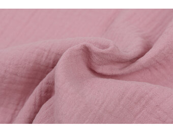 Baby Cotton – Mousseline Stof - Poederroze