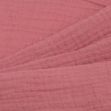 Hydrofiel Stof Donker Dusty Roze – Zacht, Ademend en Duurzaam