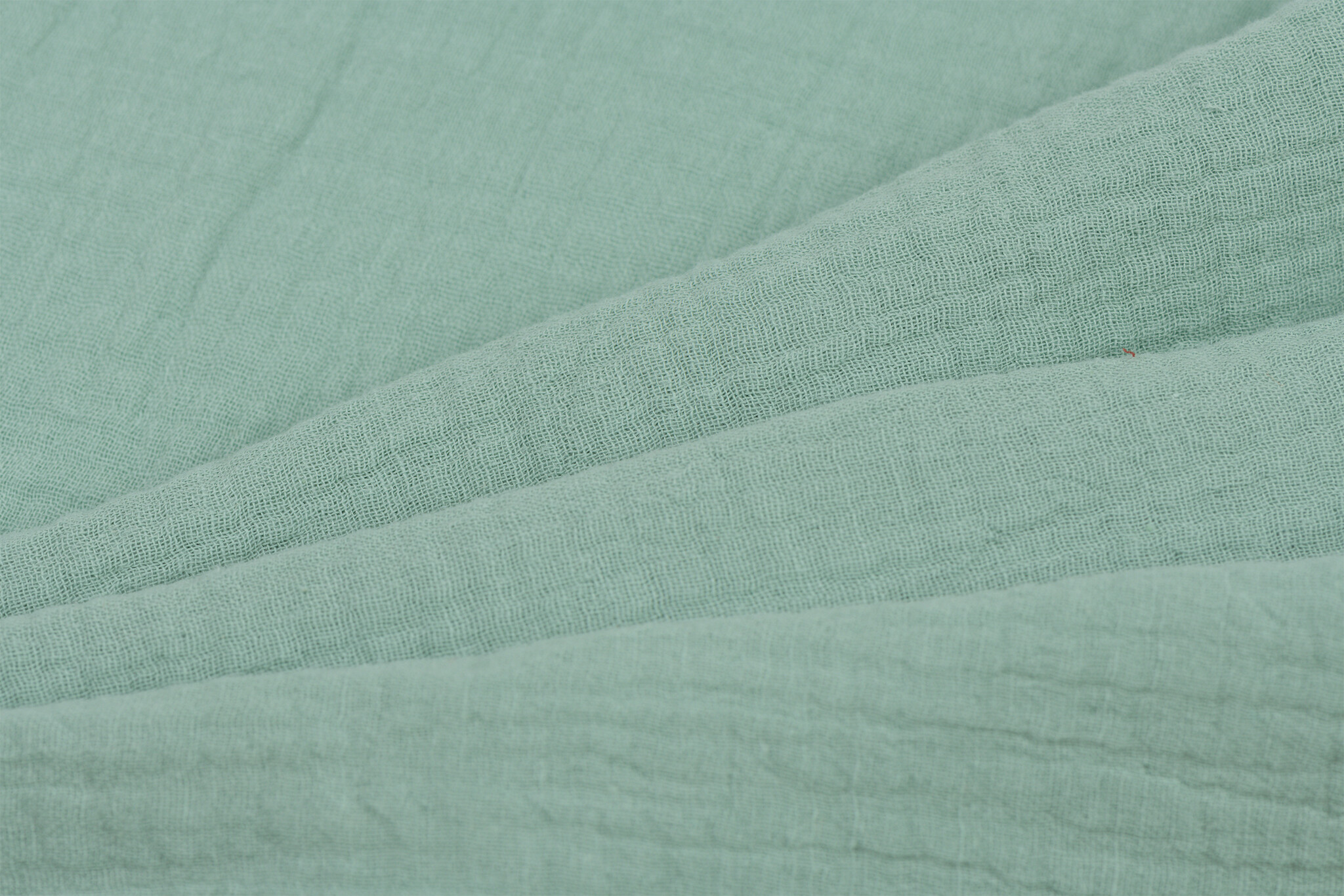 Hydrofiel Stof Poedergroen – Zacht, Ademend en Duurzaam