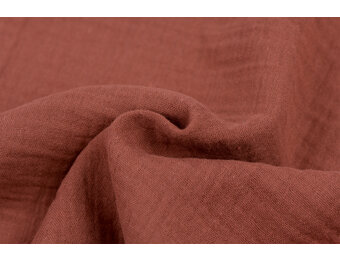 Baby Cotton – Mousseline Stof - Dusty Terra