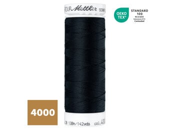 SERAFLEX® Elastisch Naaigaren - Zwart (4000)