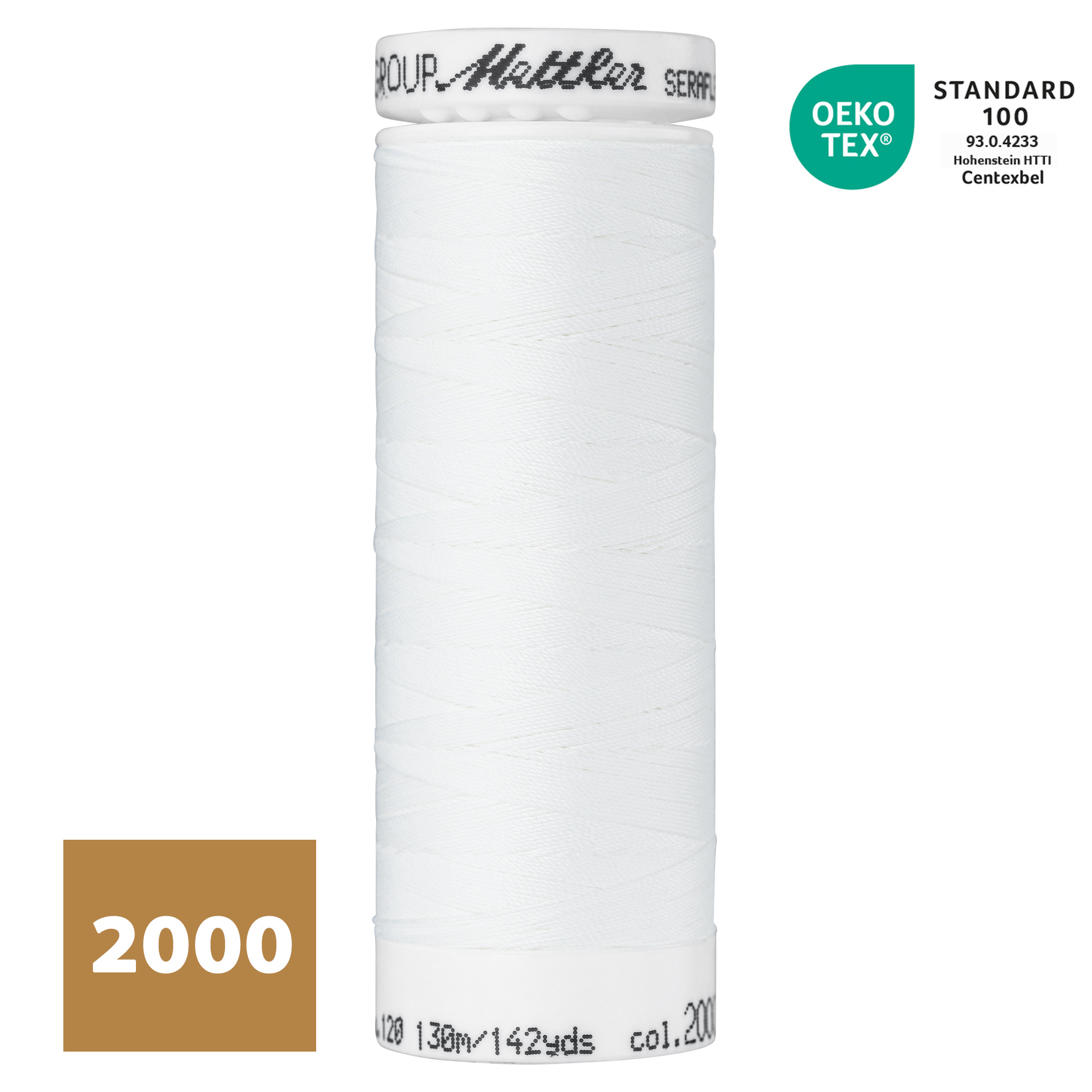 SERAFLEX® Elastisch Naaigaren - Wit (2000)