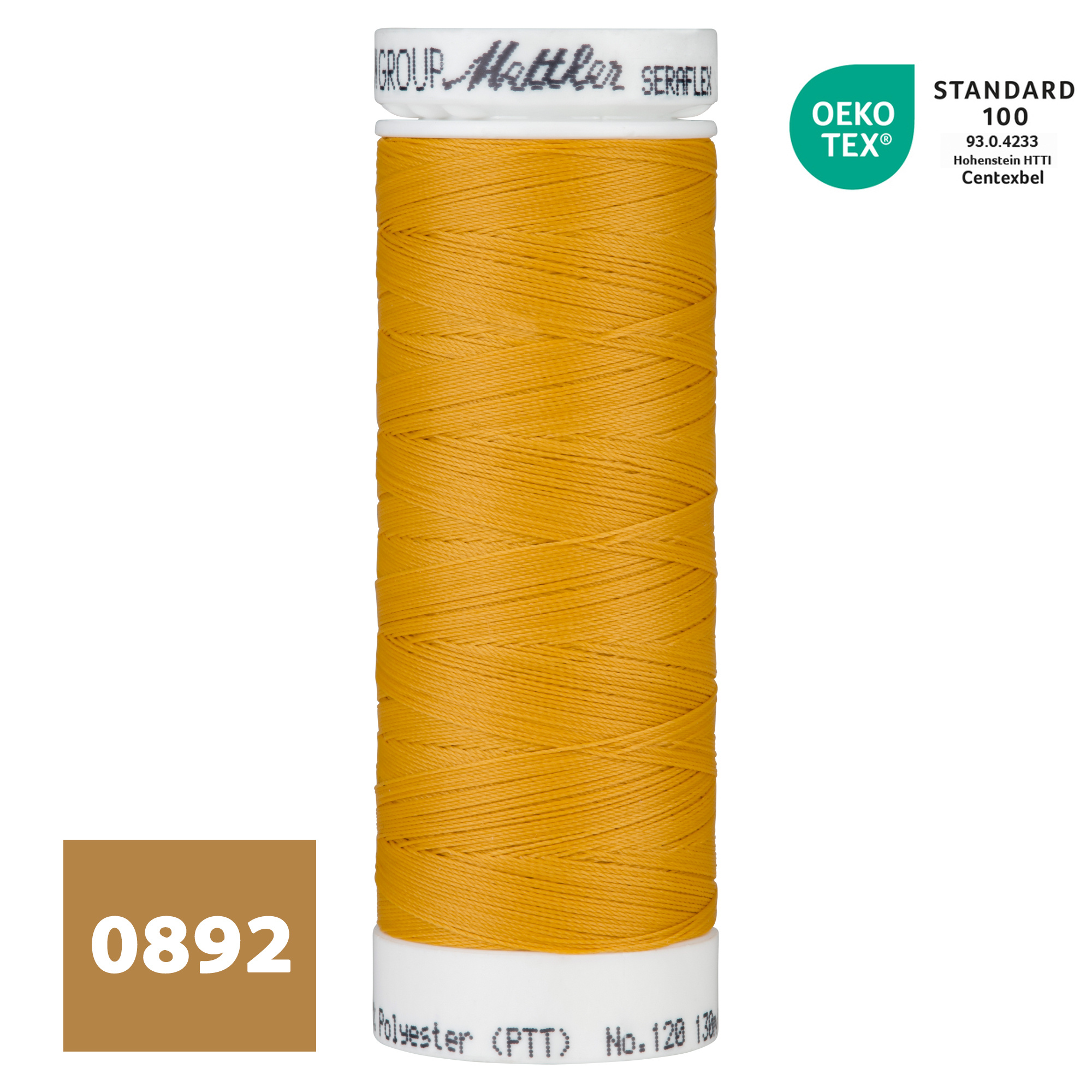 SERAFLEX® Elastisch Naaigaren - Goudgeel (0892)