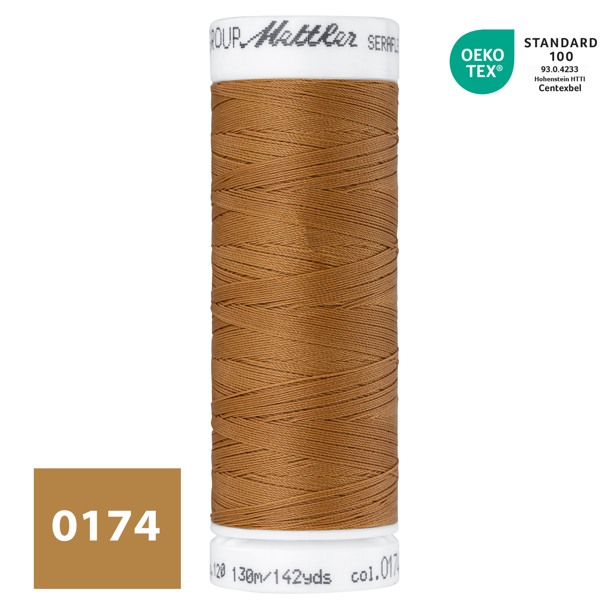 SERAFLEX® Elastisch Naaigaren - Bronsgoud (0174)