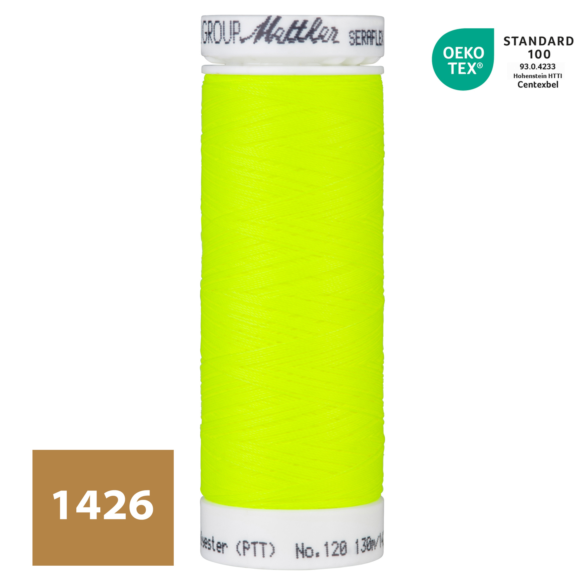 SERAFLEX® Elastisch Naaigaren - Neon Geel (1426)