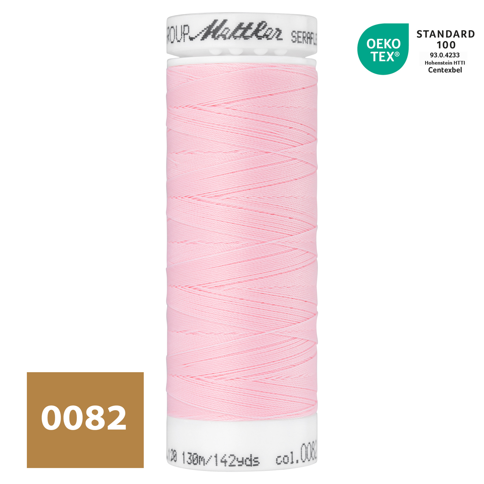 SERAFLEX® Elastisch Naaigaren - Shell Roze (0082)