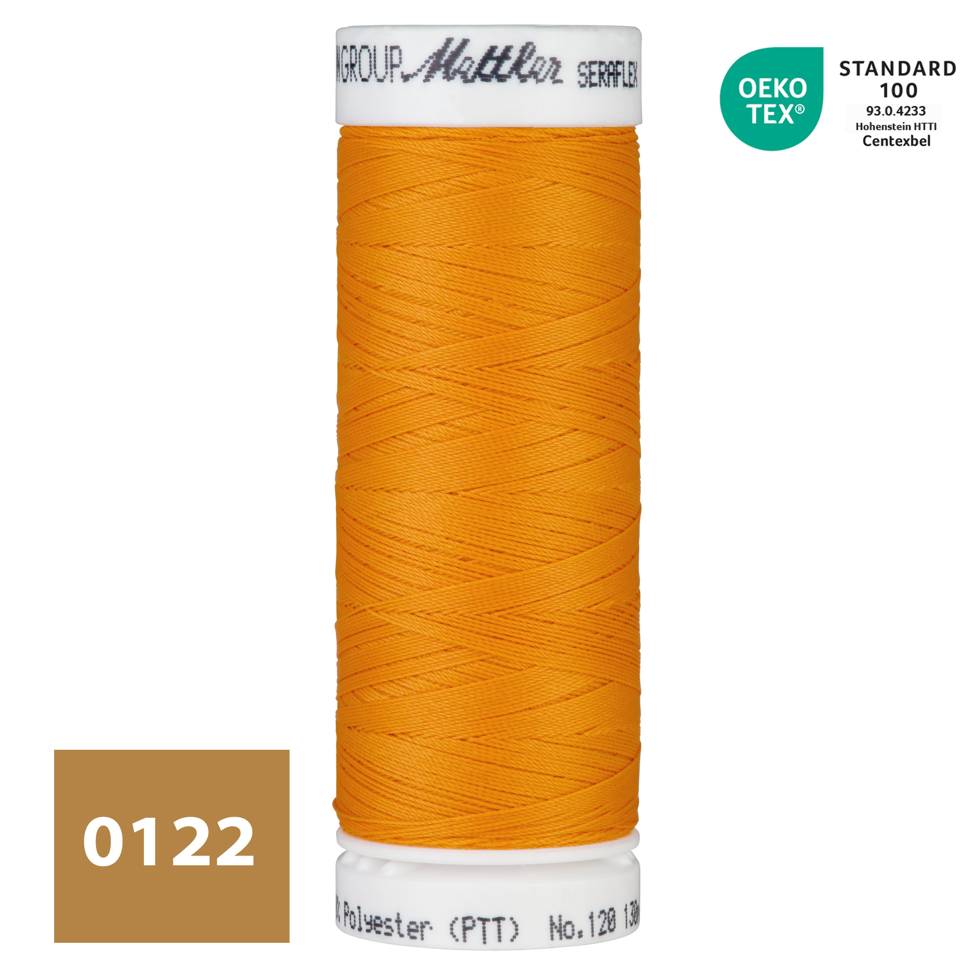 SERAFLEX® Elastisch Naaigaren - Pompoen Oranje (0122)