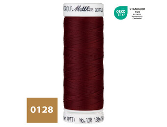 SERAFLEX® Elastisch Naaigaren - Bordeaux Rood (0128)