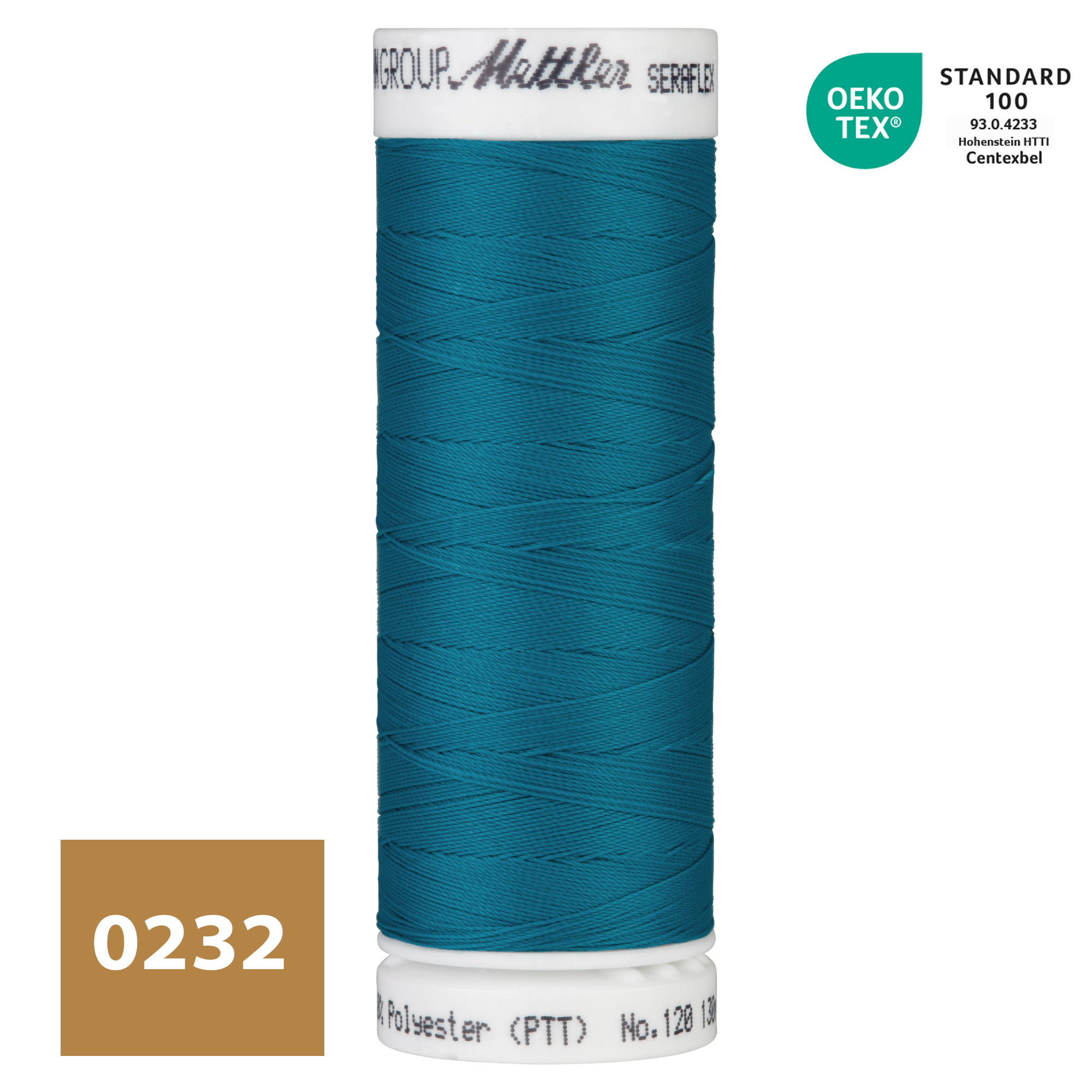 SERAFLEX® Elastisch Naaigaren - Blauw Groen (0232)