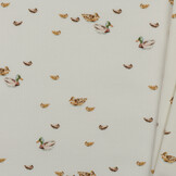 Rib Jersey Stof - Eenden