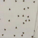 Rib Jersey Stof - Honingbijen