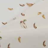 Poplin Katoen Digitale Print - Eenden