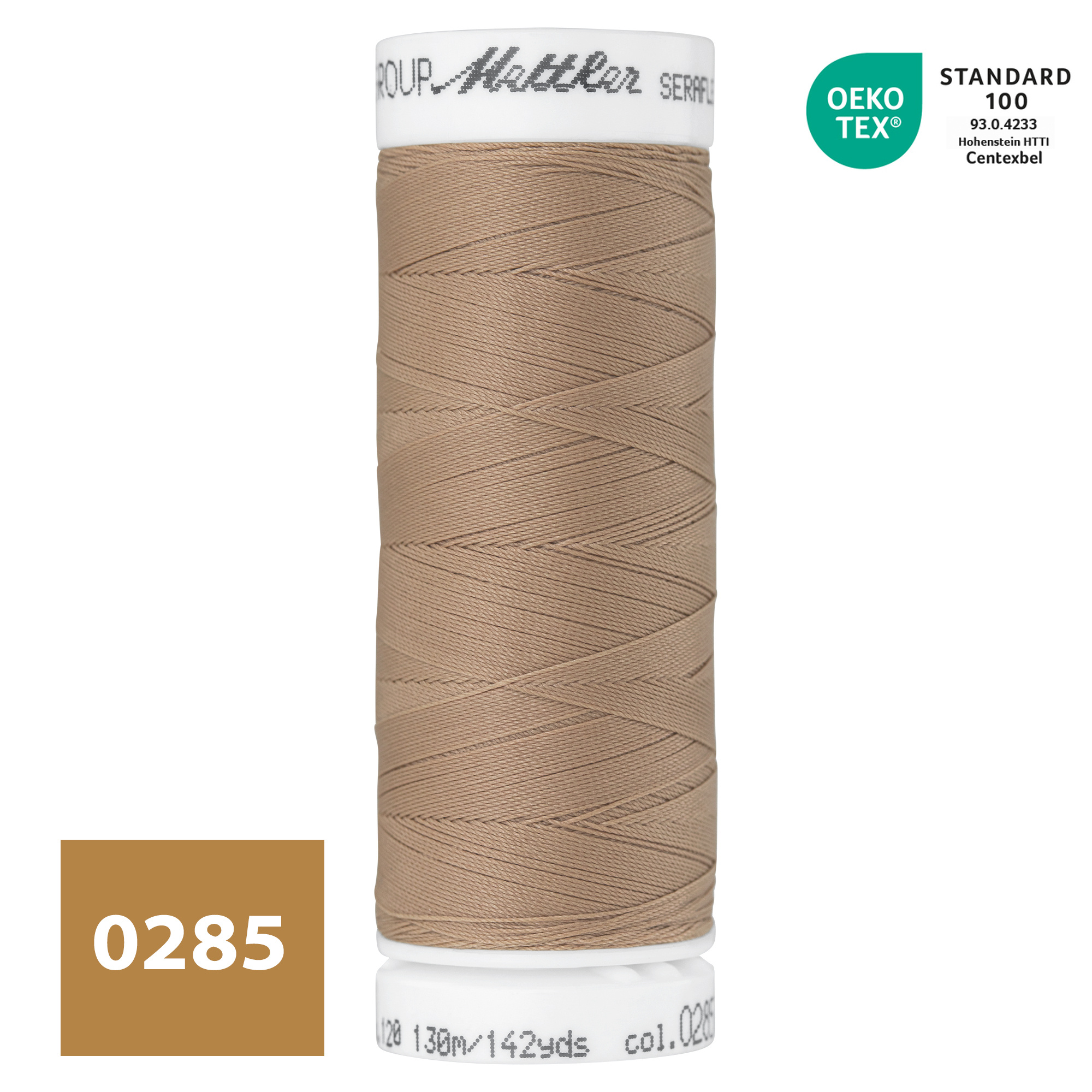 SERAFLEX® Elastisch Naaigaren - Karamel Creme (0285)