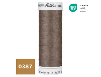 SERAFLEX® Elastisch Naaigaren - Champignonbruin (0387)