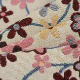 Gobelin Stof Fleurige Bloemen - Naturel