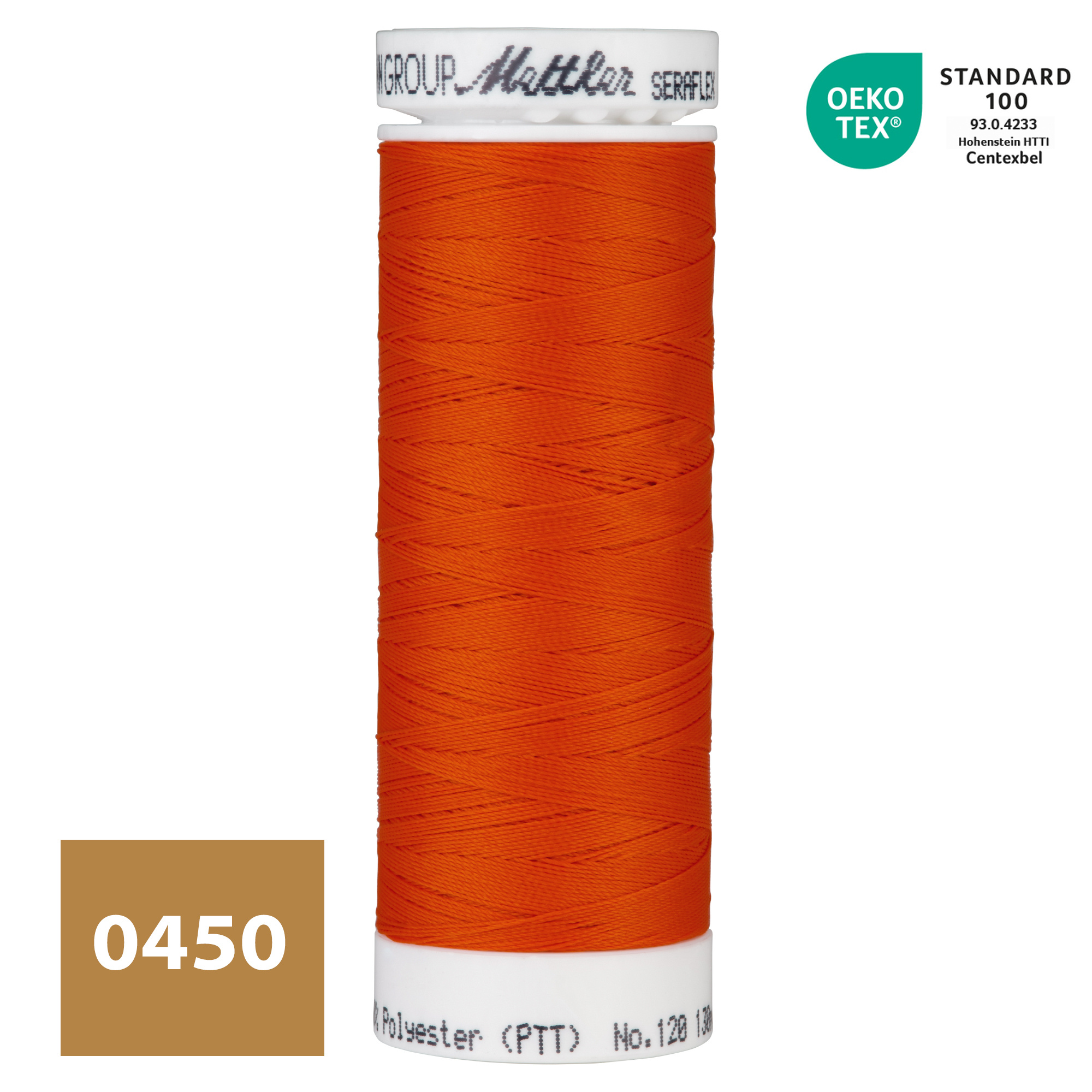 SERAFLEX® Elastisch Naaigaren - Paprika Oranje (0450)