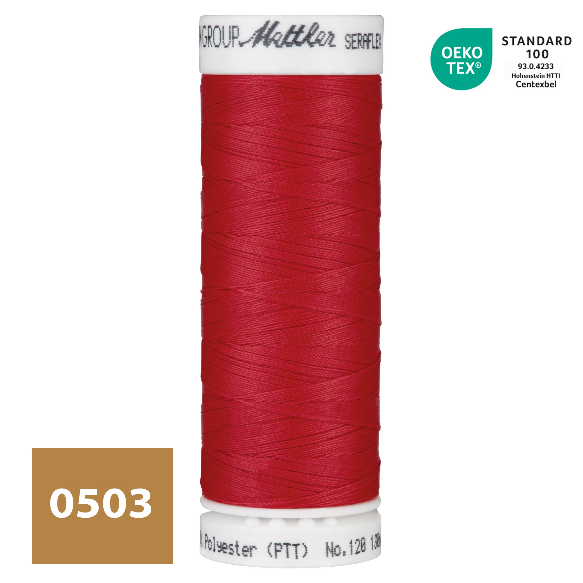 SERAFLEX® Elastisch Naaigaren - Cardinaal Rood (0503)