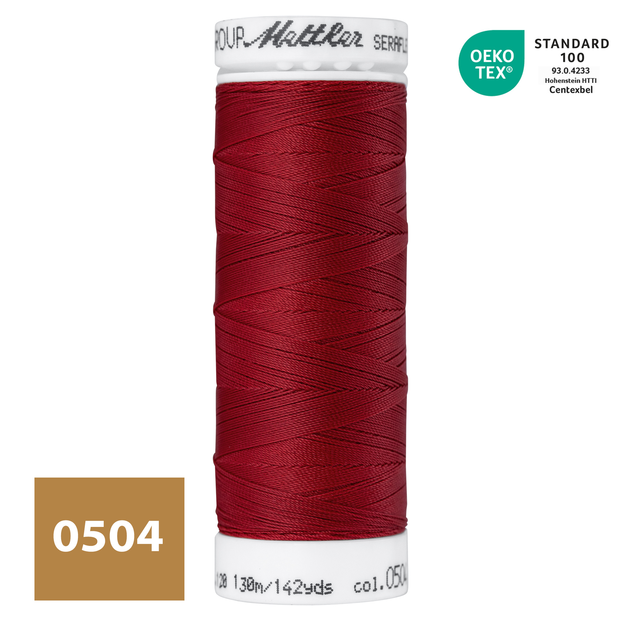 SERAFLEX® Elastisch Naaigaren - Rustiek Rood (0504)