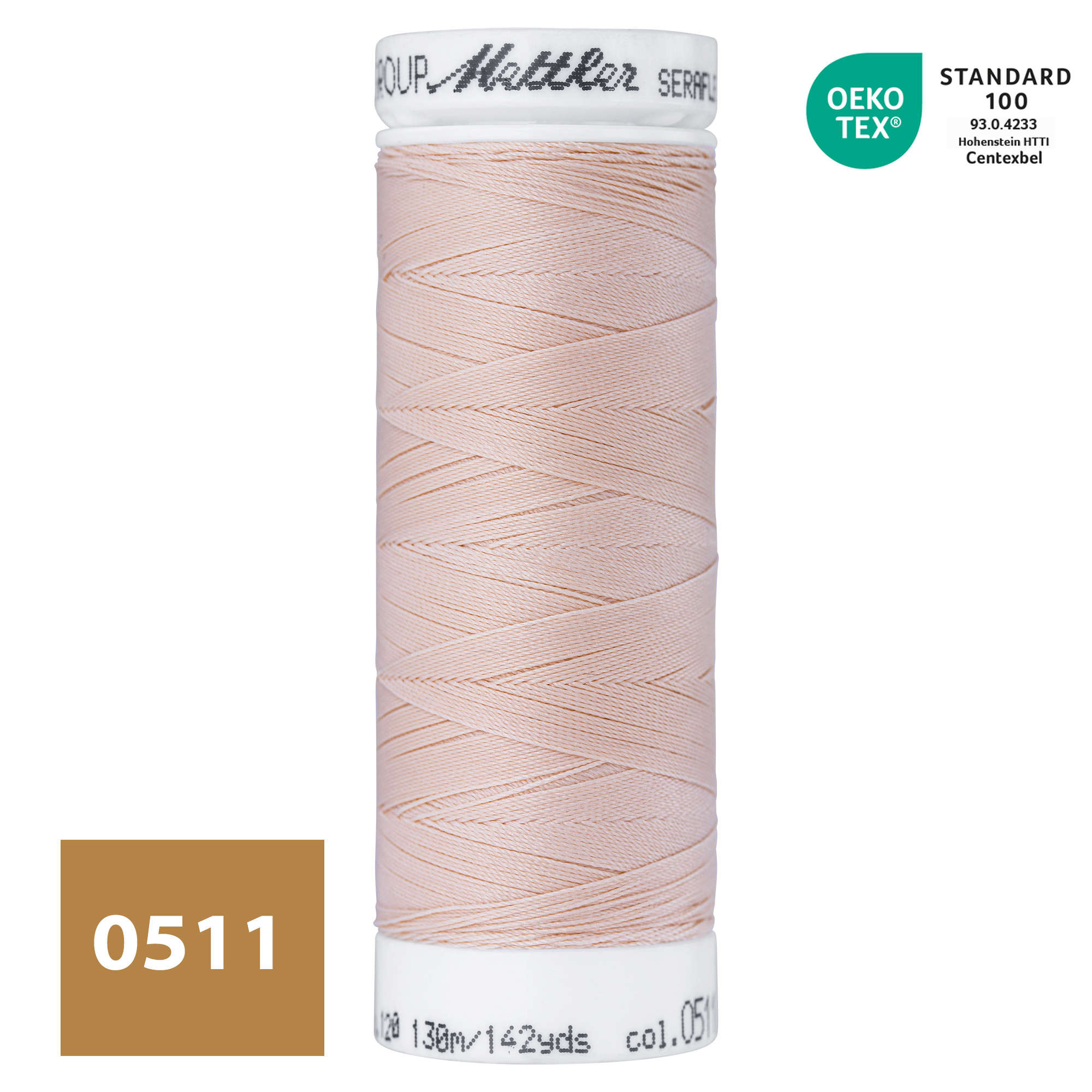 SERAFLEX® Elastisch Naaigaren - Nude Roze (0511)