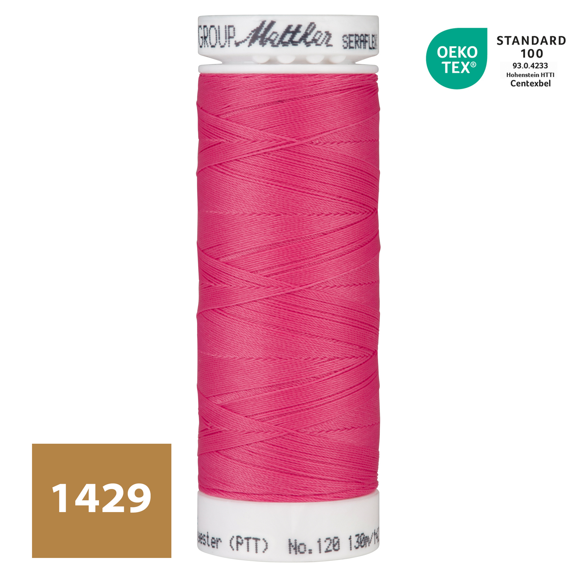SERAFLEX® Elastisch Naaigaren - Fuchsia Roze (1429)