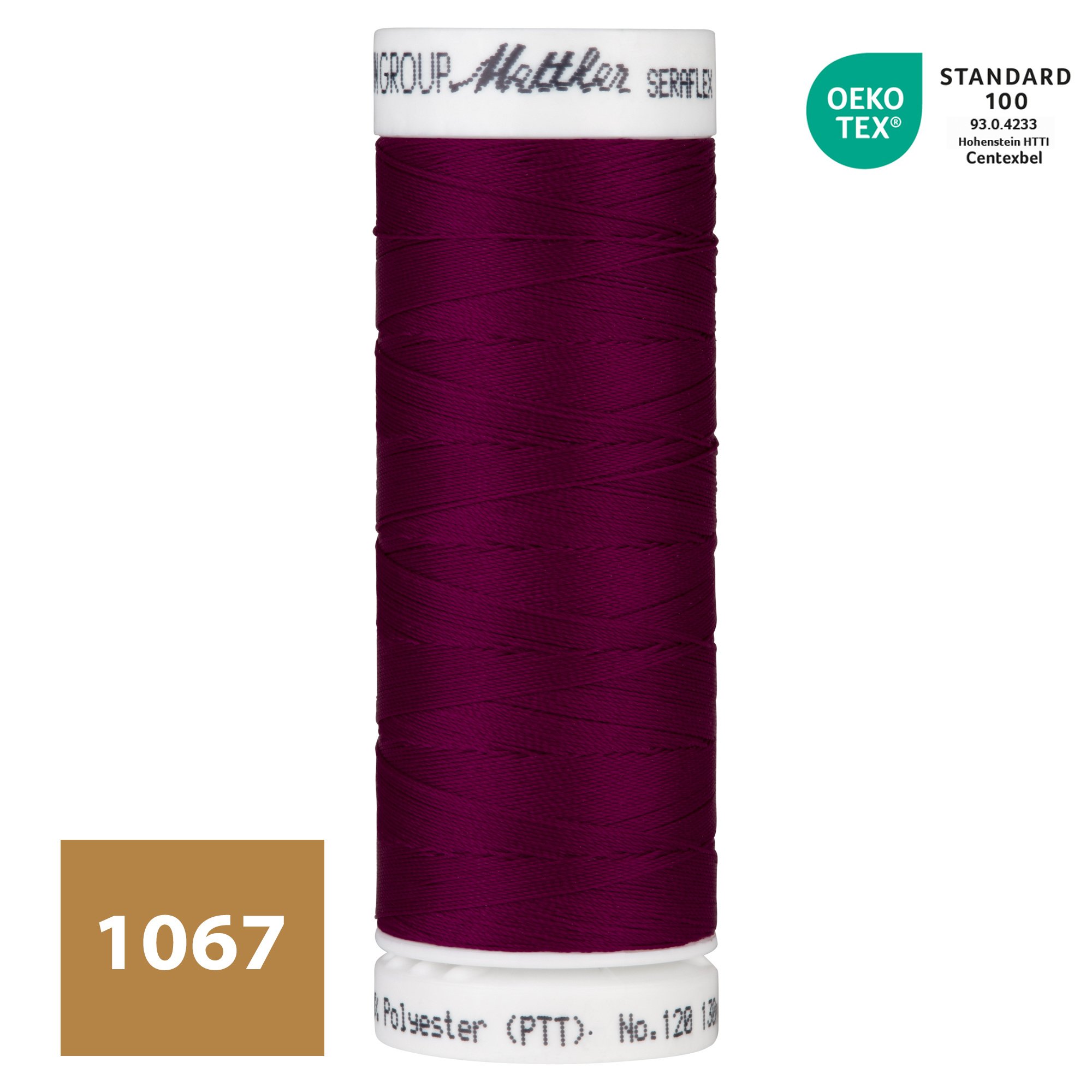 SERAFLEX® Elastisch Naaigaren - Diep Aubergine (1067)