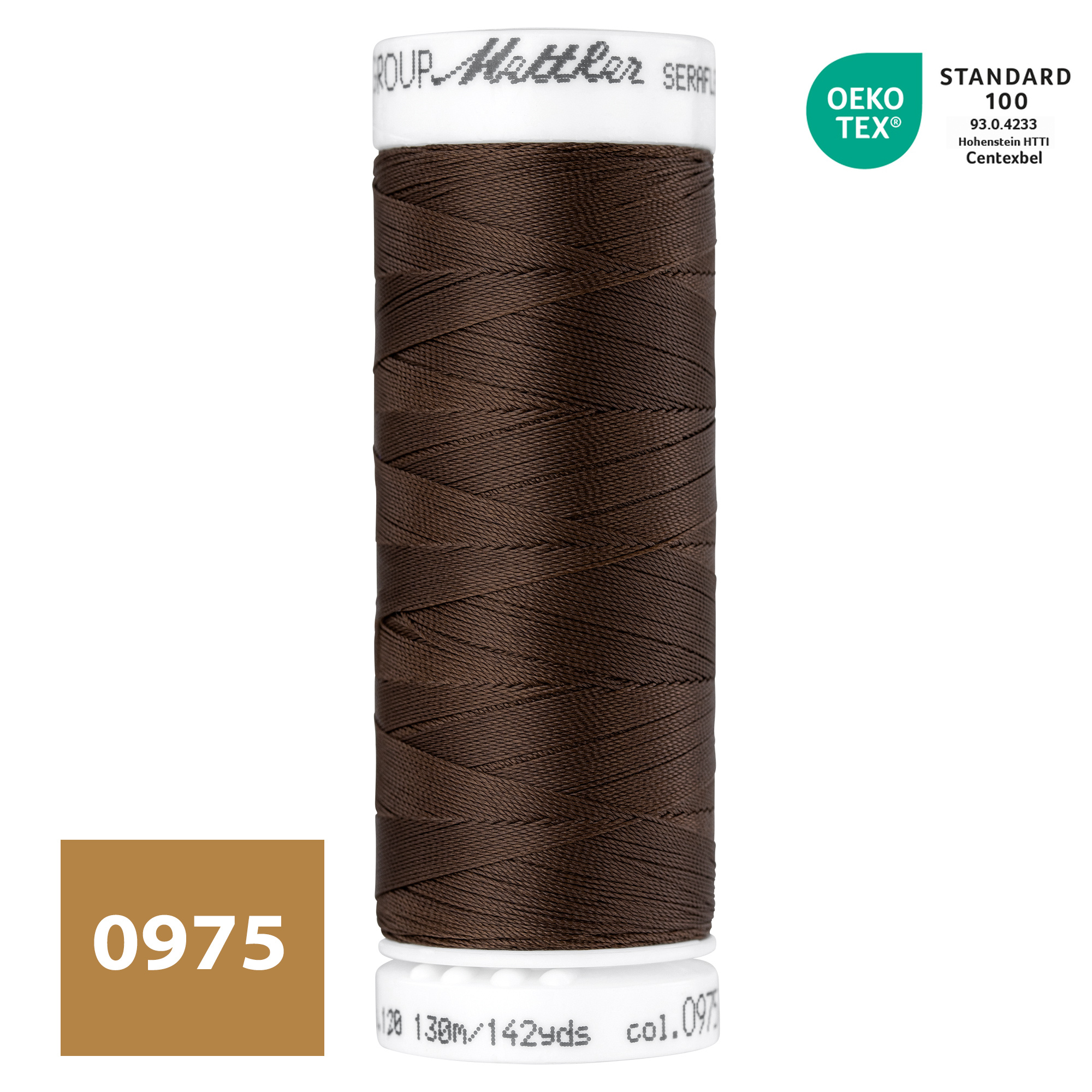 SERAFLEX® Elastisch Naaigaren - Bruin (0975)