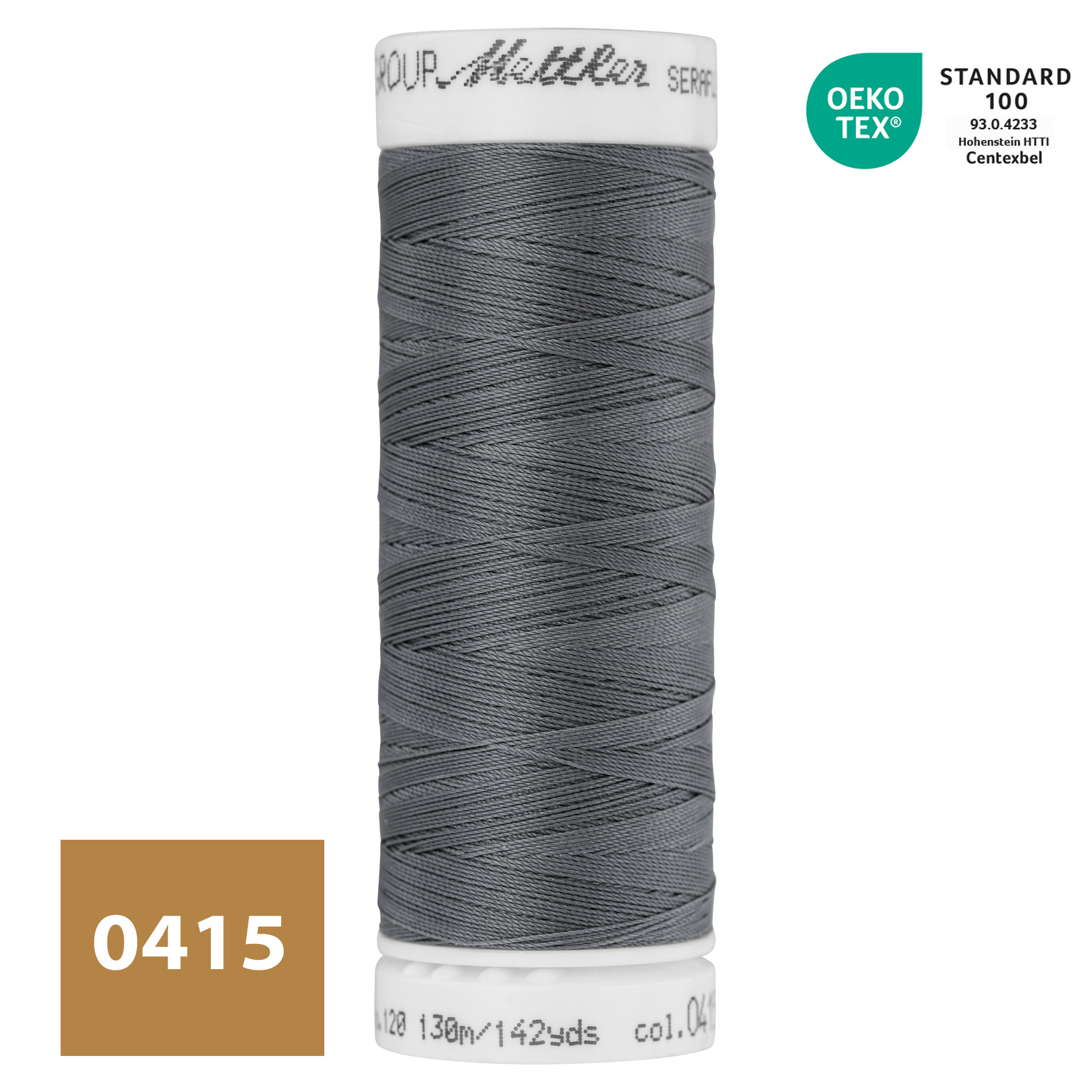 SERAFLEX® Elastisch Naaigaren - Oud Tin (0415)