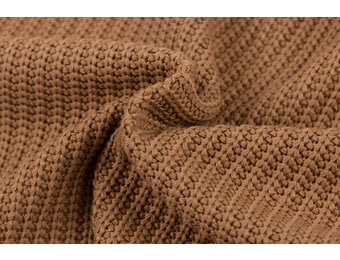 Gebreide Stof Big Knit Cacao