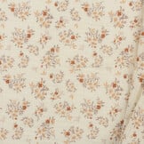 Hydrofiel Katoen Stof Bloemenveld - New Ecru