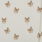 Rib Jersey Stof - Schets Vossen Ecru