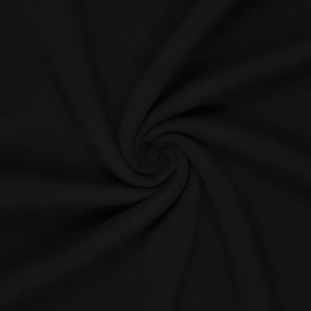 Urban Katoen Sweat Stof - Zwart