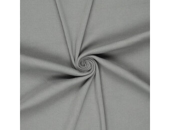 Urban Katoen Rib Cord Boordstof - Steengrijs