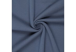 Urban Katoen Sweat Stof - Duivenblauw