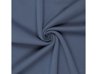 Urban Katoen Sweat Stof - Duivenblauw