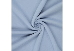 Urban Katoen Sweat Stof - Dusty Blauw