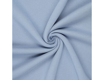 Urban Katoen Sweat Stof - Dusty Blauw