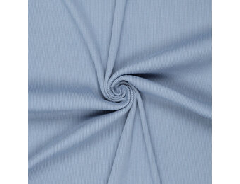 Urban Katoen Rib Cord Boordstof - Dusty Blauw