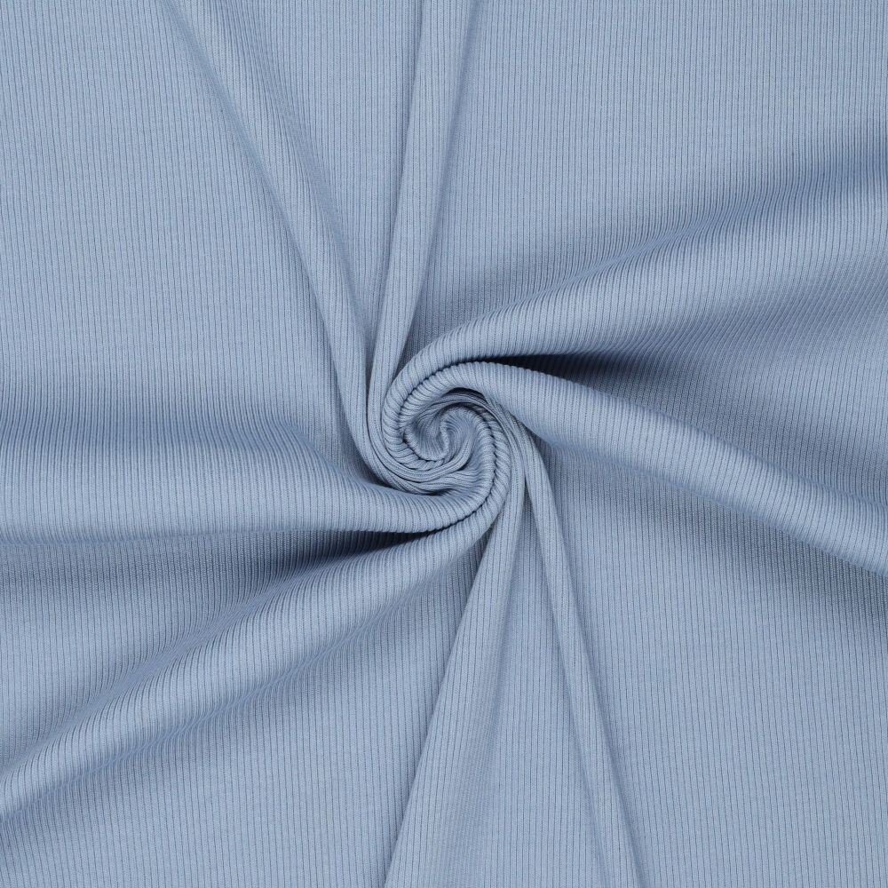 Urban Katoen Rib Cord Boordstof - Dusty Blauw