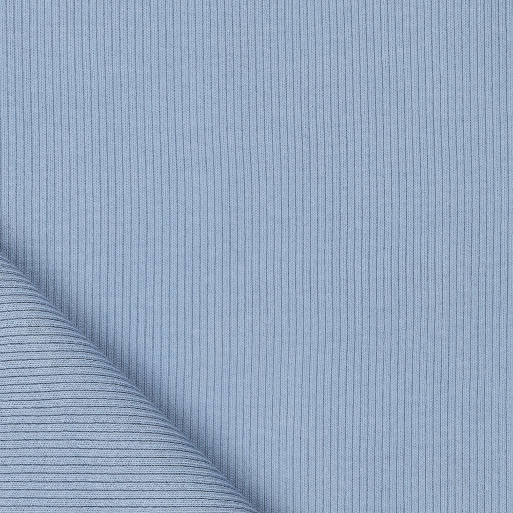 Urban Katoen Rib Cord Boordstof - Dusty Blauw