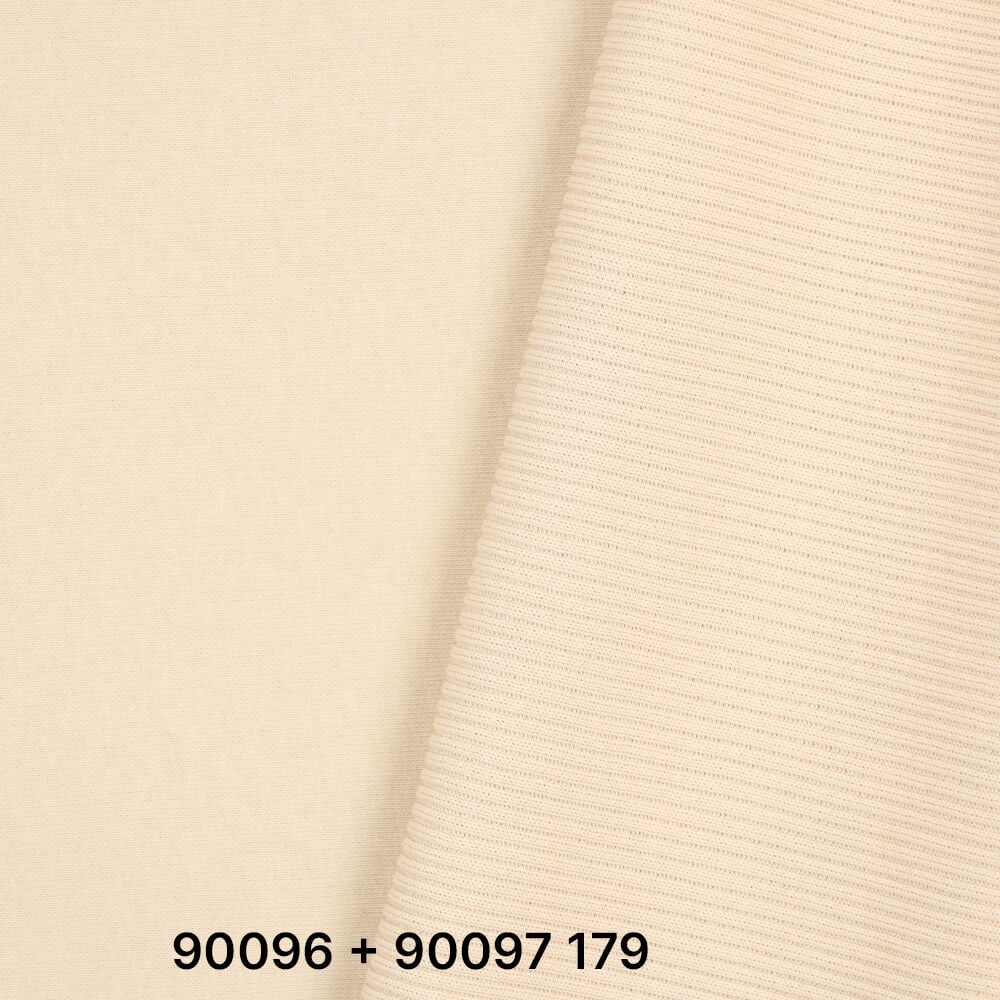 Urban Katoen Sweat Stof - Vanilla Beige