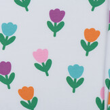 Jersey Katoen Stof - Lente Tulpen