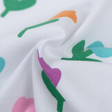 Jersey Katoen Stof - Lente Tulpen