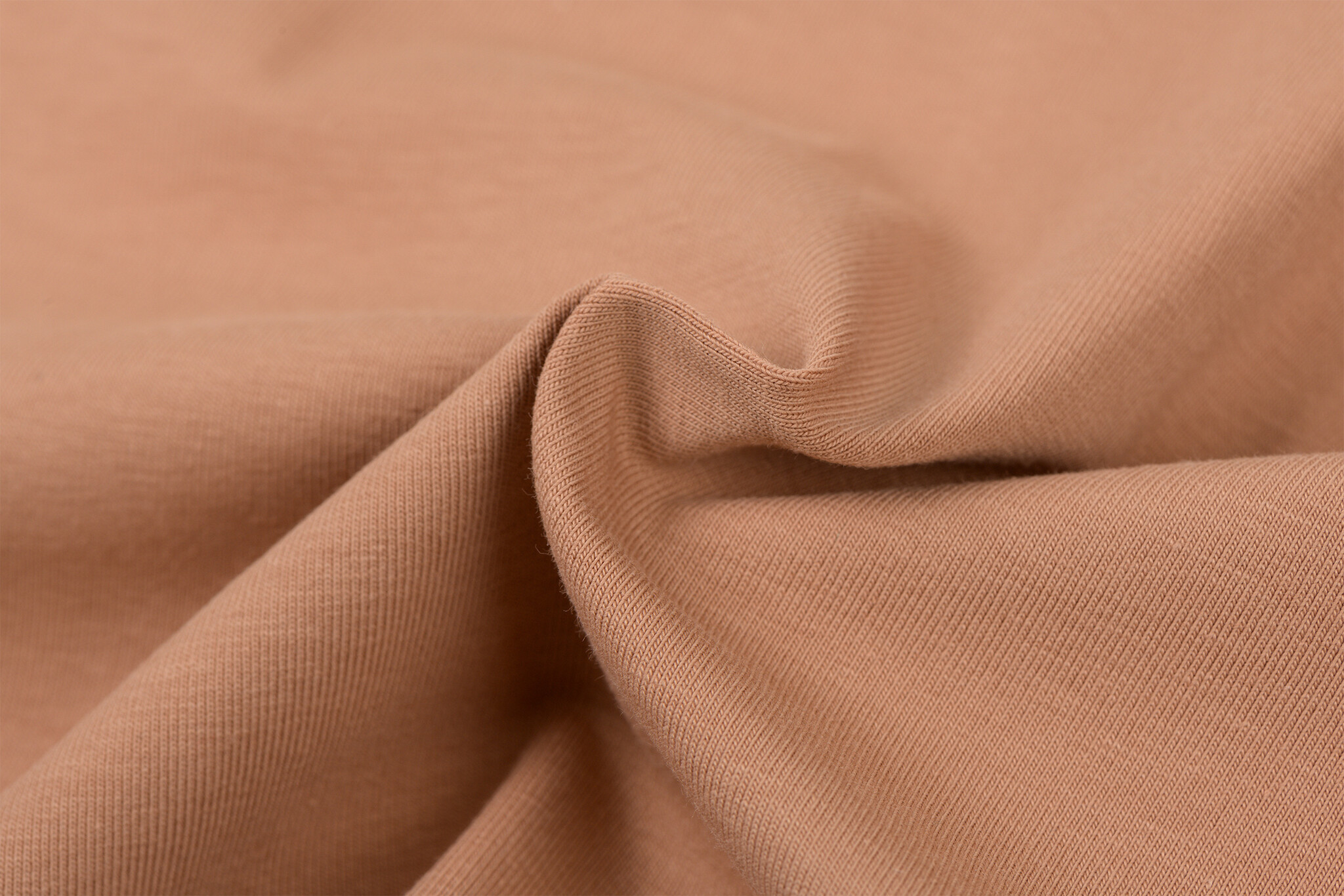 Jersey Katoen Stof - Nootmuskaat