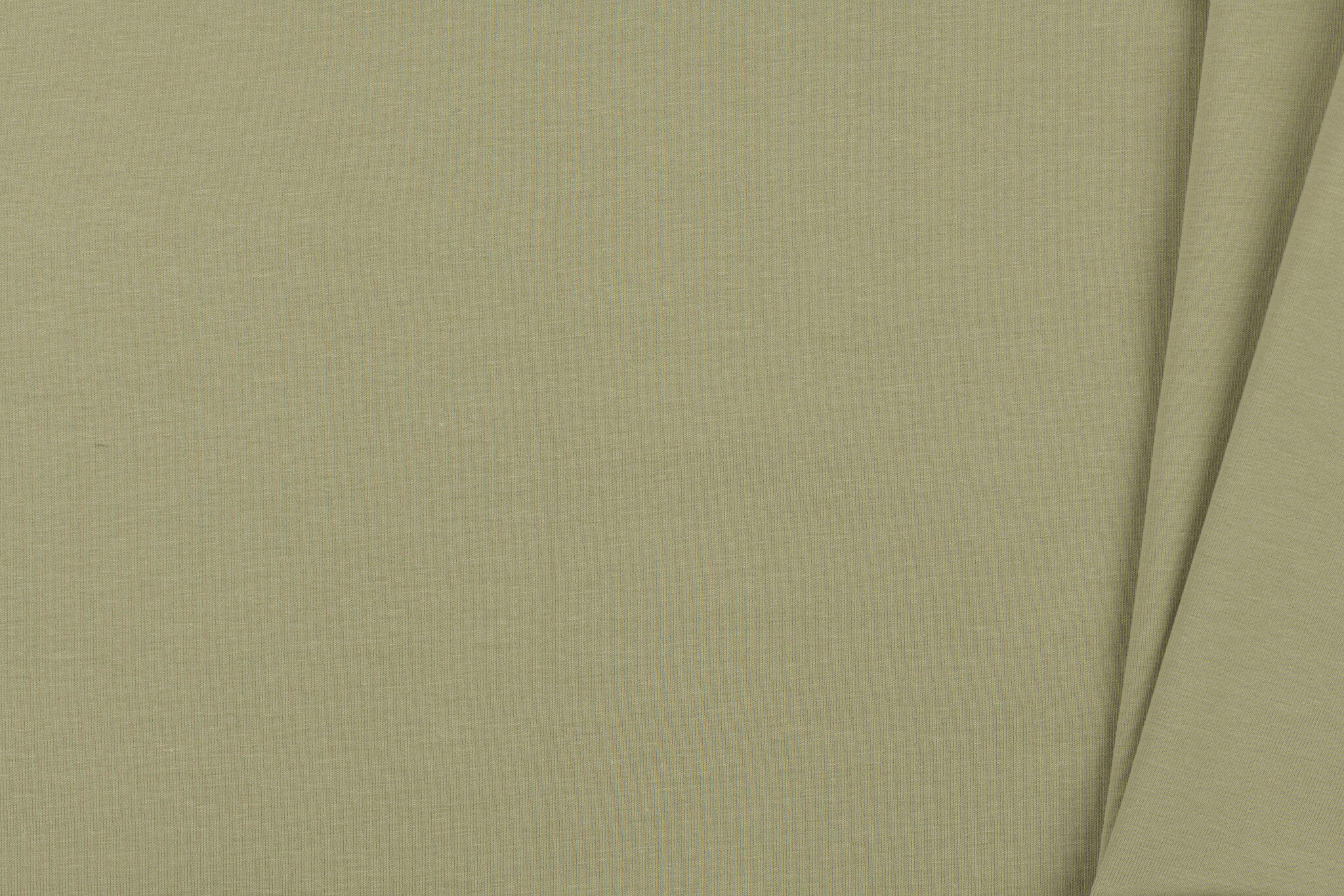 Jersey Katoen Stof - Olijf Groen