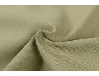 Jersey Katoen Stof - Olijf Groen