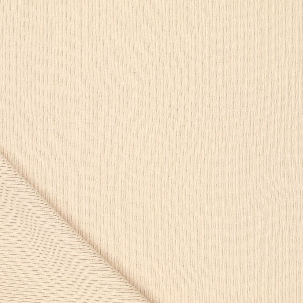 Urban Katoen Rib Cord Boordstof - Vanilla Beige