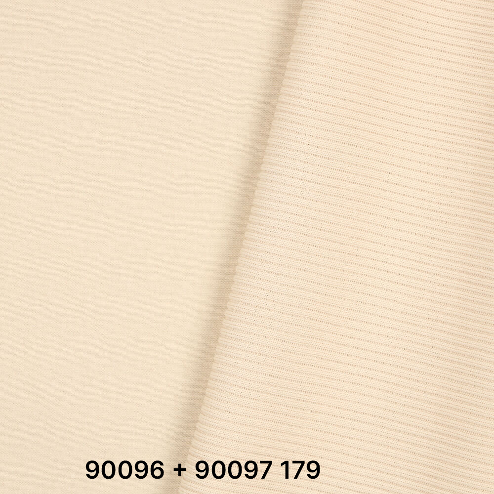 Urban Katoen Rib Cord Boordstof - Vanilla Beige