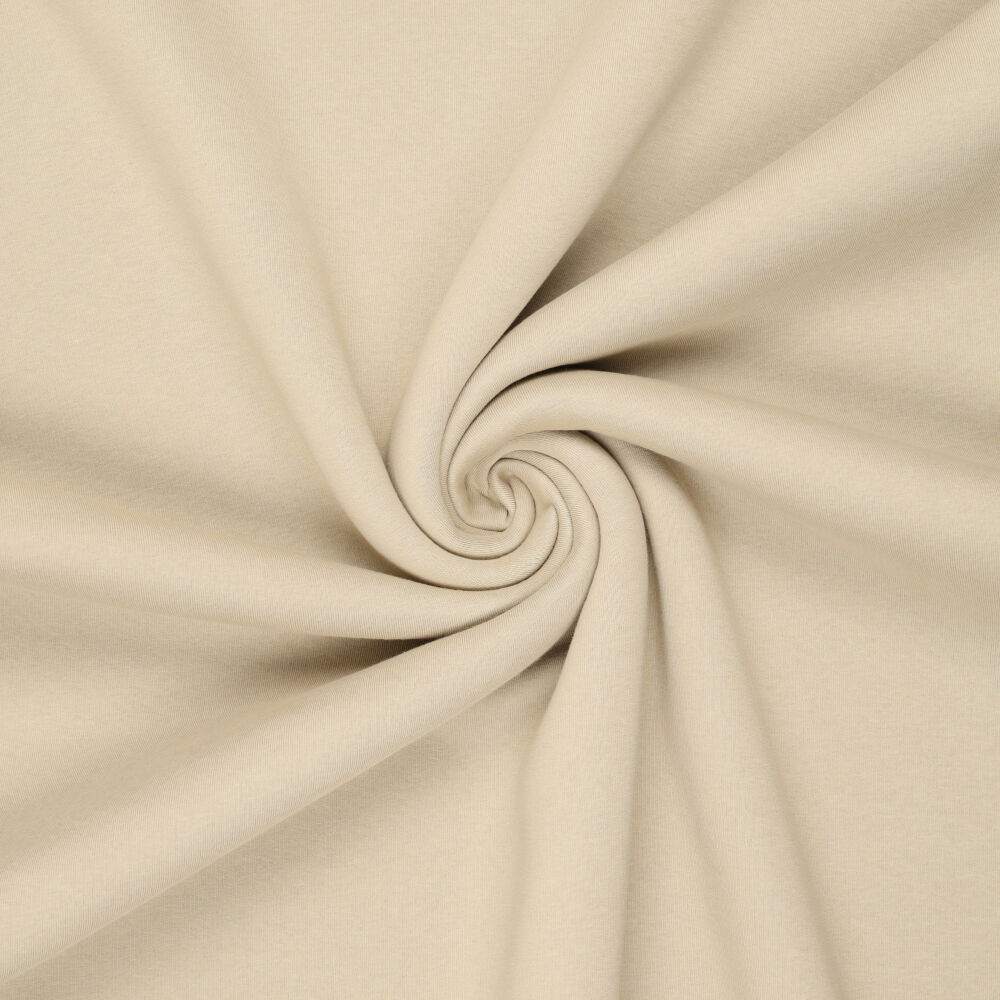 Urban Katoen Sweat Stof - Zandbruin